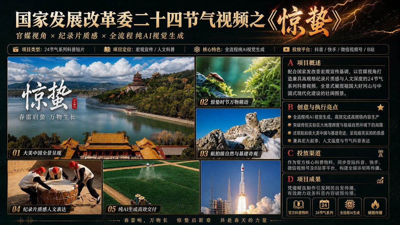 国家发改委二十四节气系列 AI 视频